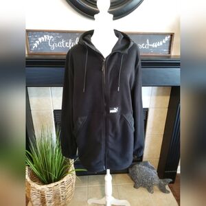 Puma Black Zip-Up Hoodie